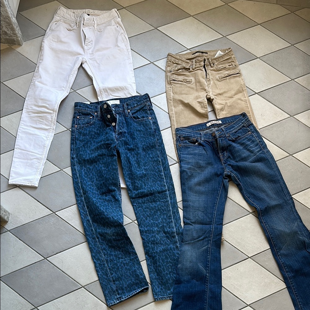 Jeans bundle size 0, 2, 25, 26